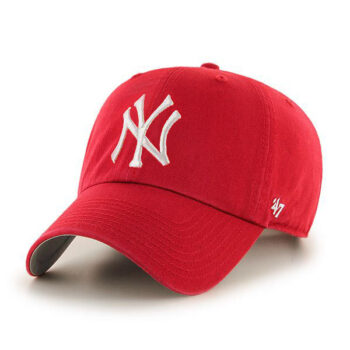 47 brand New York Yankees Red Clean Up Curved Cap 25 Euro