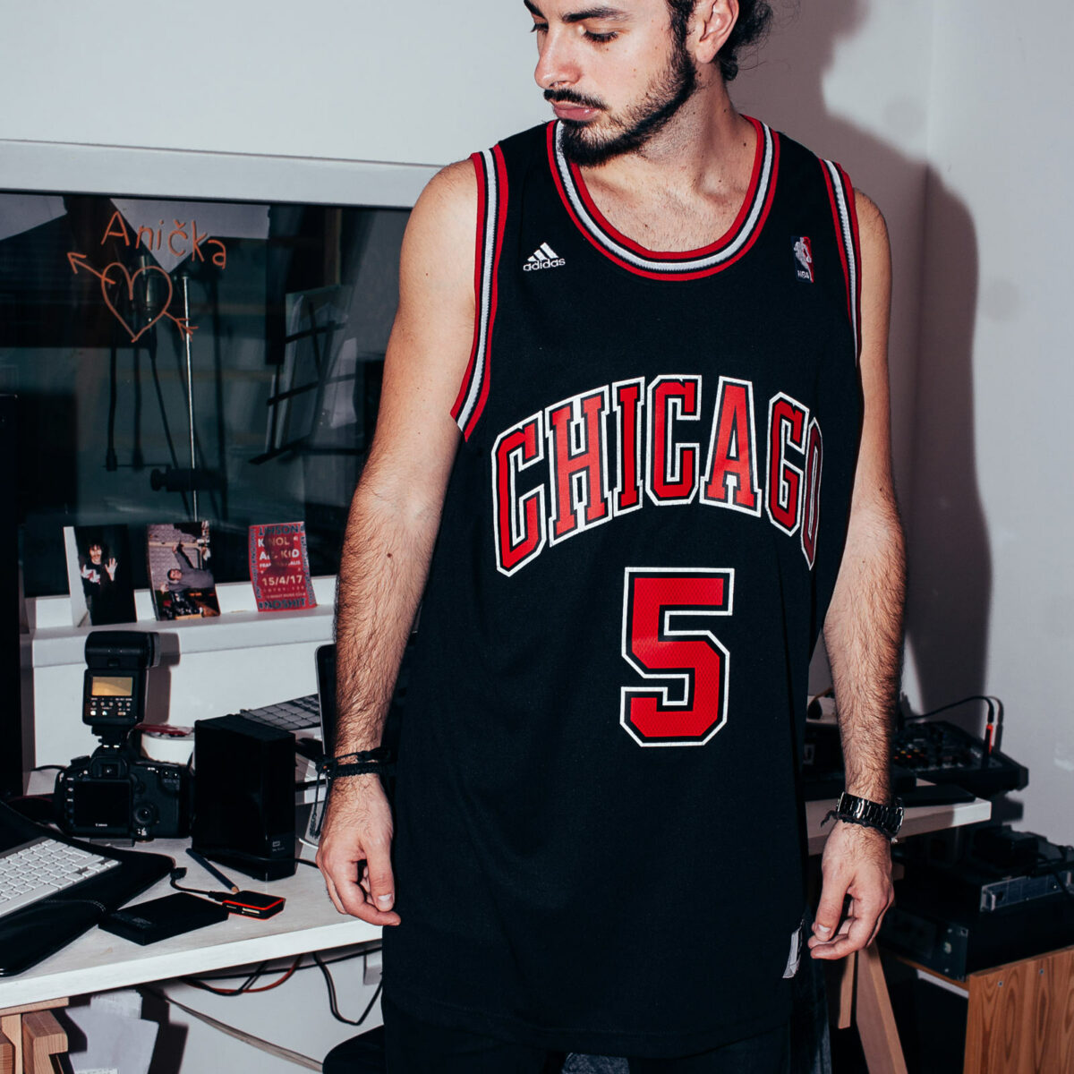 NBA adidas Chicago Bulls 5 Boozer Jersey 75 Euro