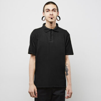 Backyard Cartel Washed Polo Shirt black 34 Euro
