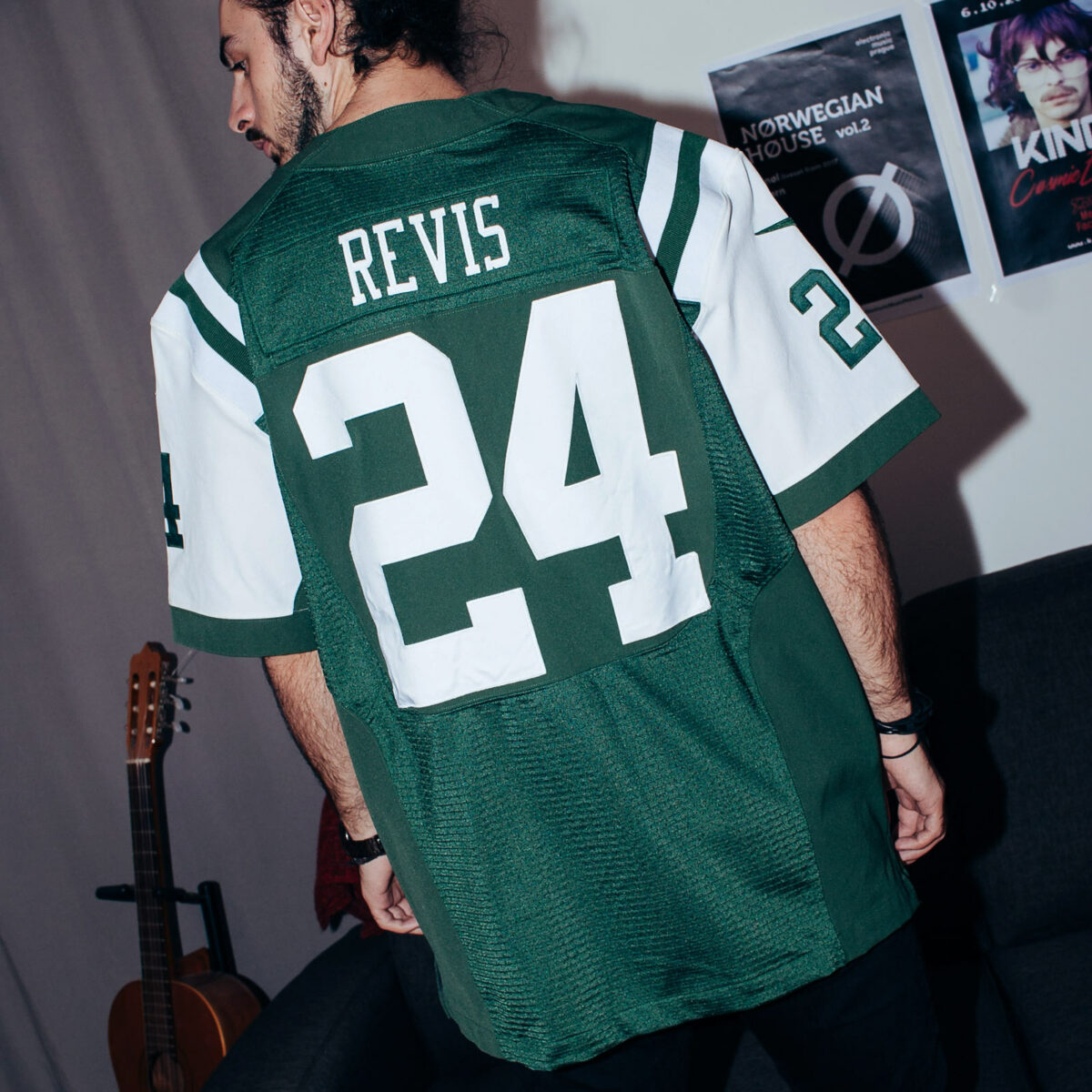 Nike NFL New York Jets 24 Revis Elite Jersey vorrätig