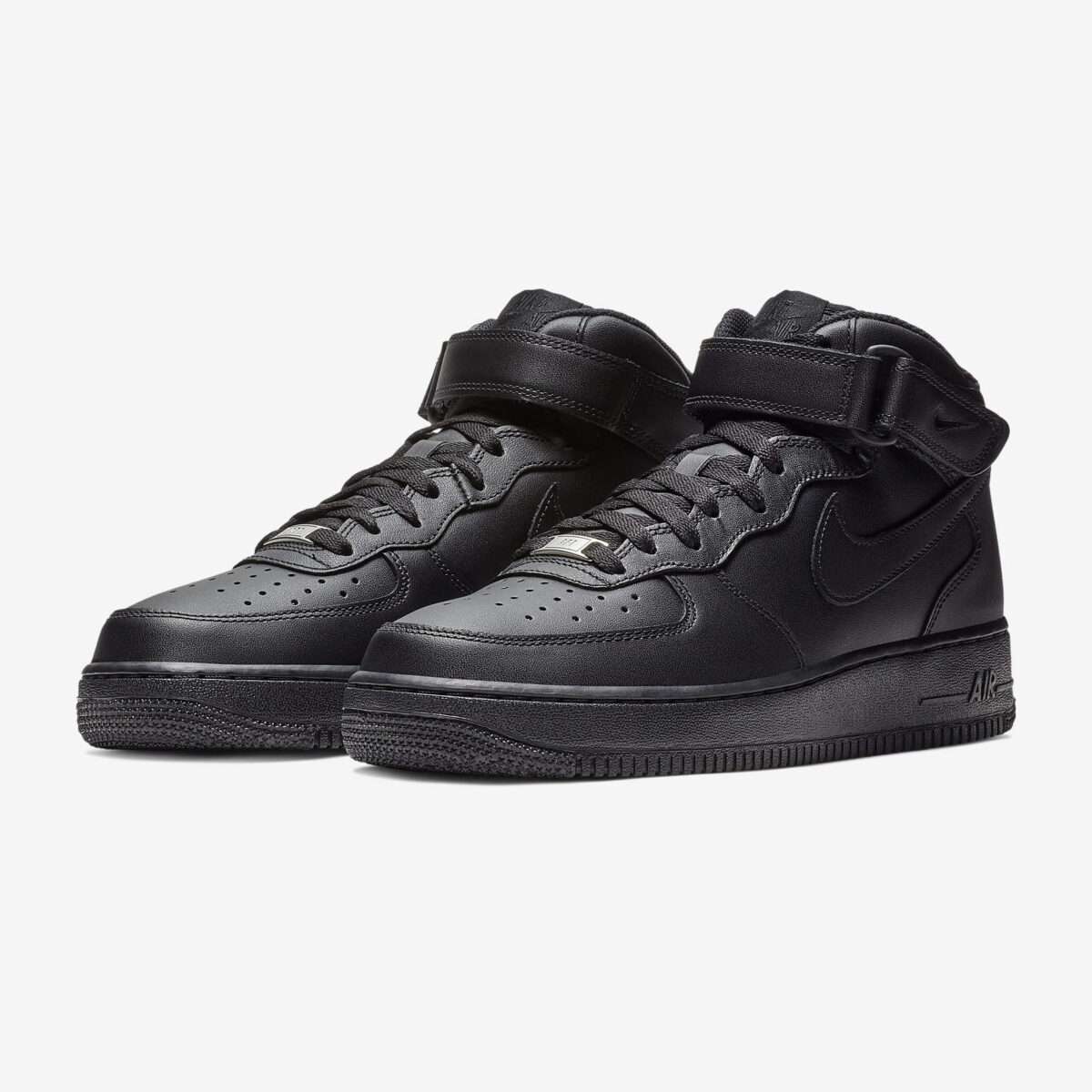 Herren Schuhe Nike Air Force 1 07 Mid schwarz new